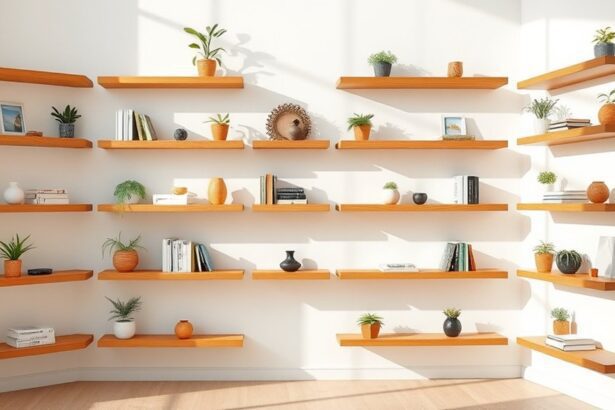 corner shelves for organization
