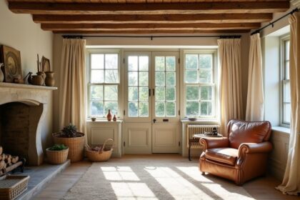 cozy vintage farmhouse decor