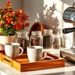 creative countertop coffee setups