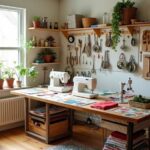 creative sewing room designs