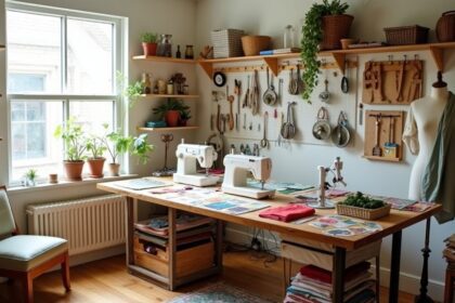 creative sewing room designs