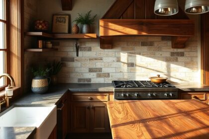 farmhouse rustic backsplash ideas