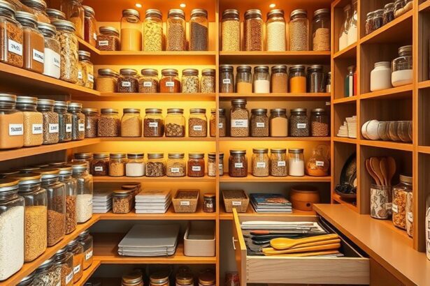 maximize small pantry space