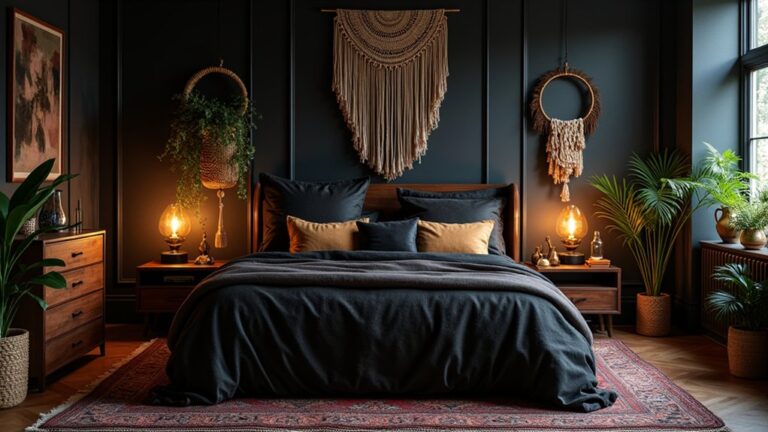 Dark Boho Bedroom Ideas for Moody Eclectic Style 8 moody eclectic bedroom decor
