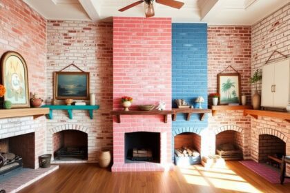 stunning painted fireplace transformations