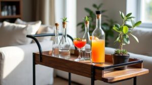 stylish bar cart inspiration