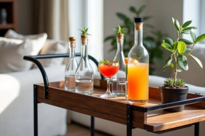 stylish bar cart inspiration