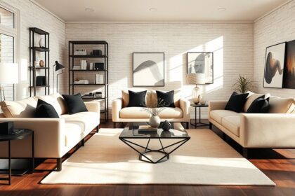 beige and black elegance