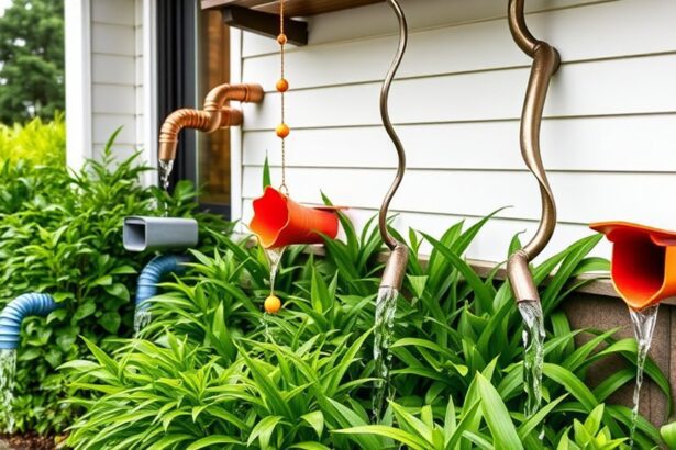 creative downspout drainage solutions