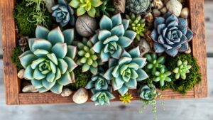 creative succulent plant displays