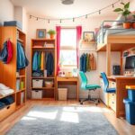 maximize small college dorms