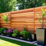 modern garden fence designs