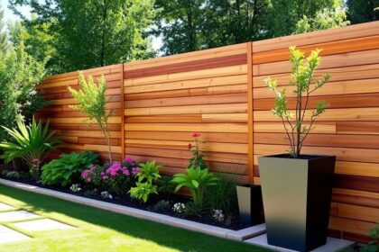 modern garden fence designs