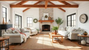 warm and timeless farmhouse decor