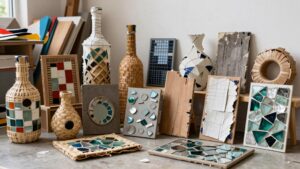 upcycled waste to decor projects