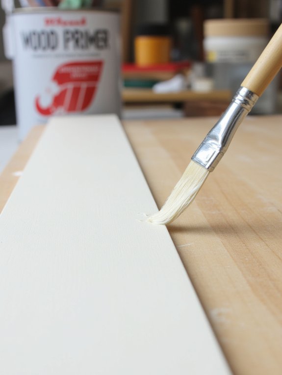 apply quality wood primer