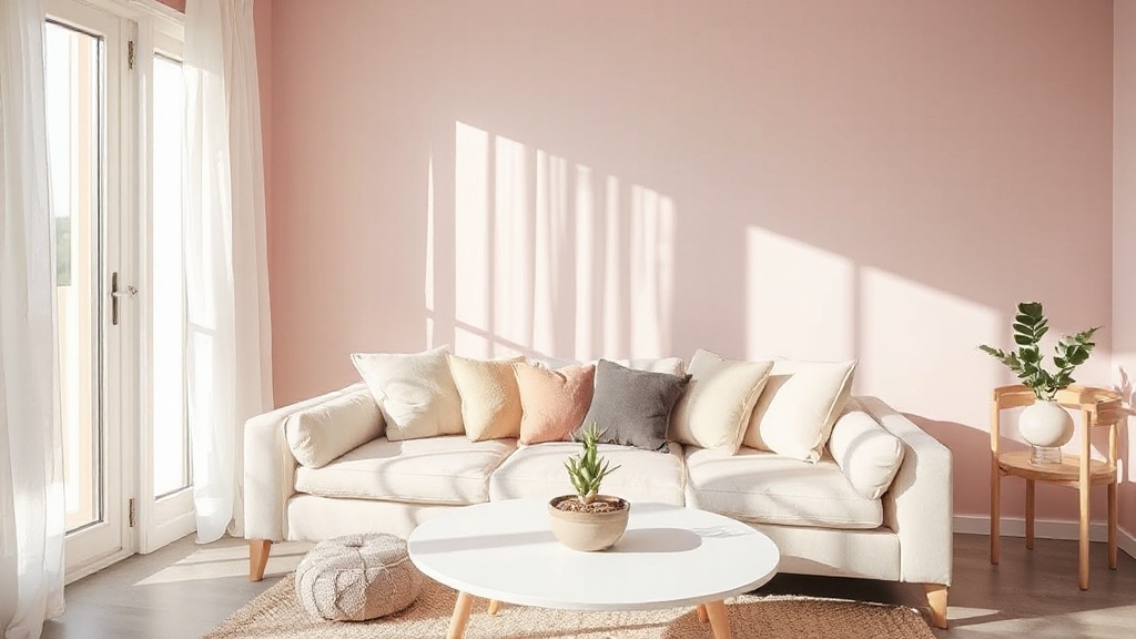 blush pink creates warmth