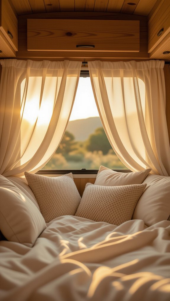 bohemian flowing curtain panels