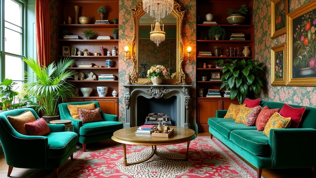 bold eclectic vintage decor