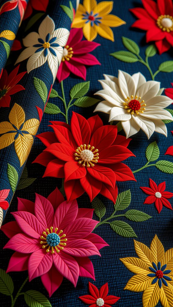 bold floral geometric harmony