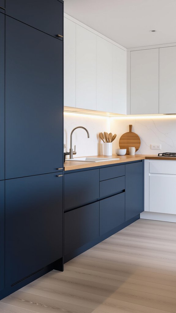 22 Kitchen Cabinet Color Ideas for Modern and Timeless Style 11 bold two tone cabinet designs