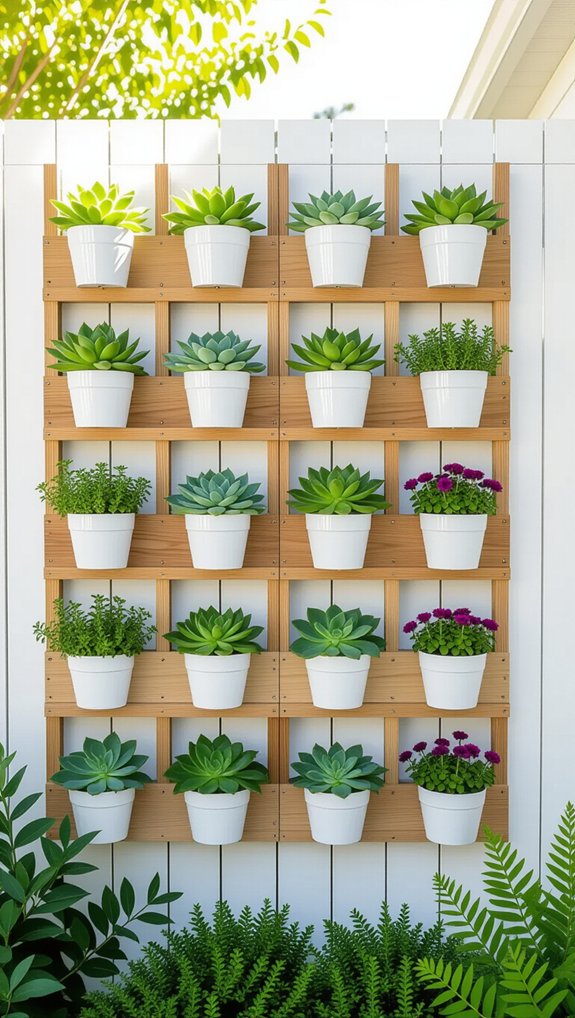 budget friendly vertical garden