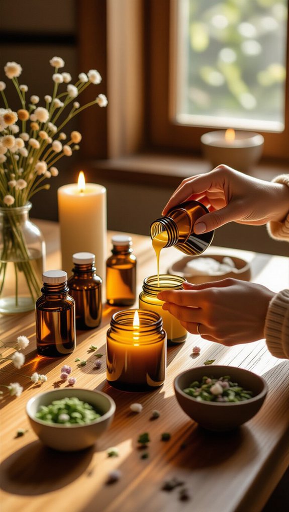 candle making and scenting