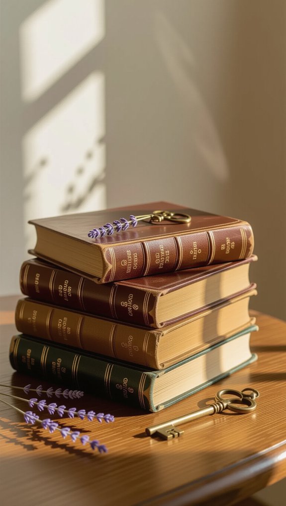 charming vintage book styling