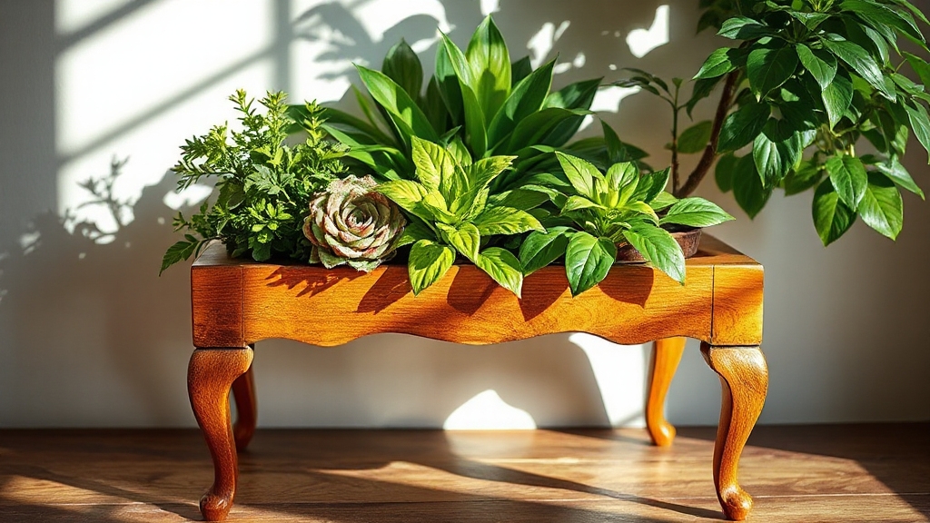 charming vintage plant display