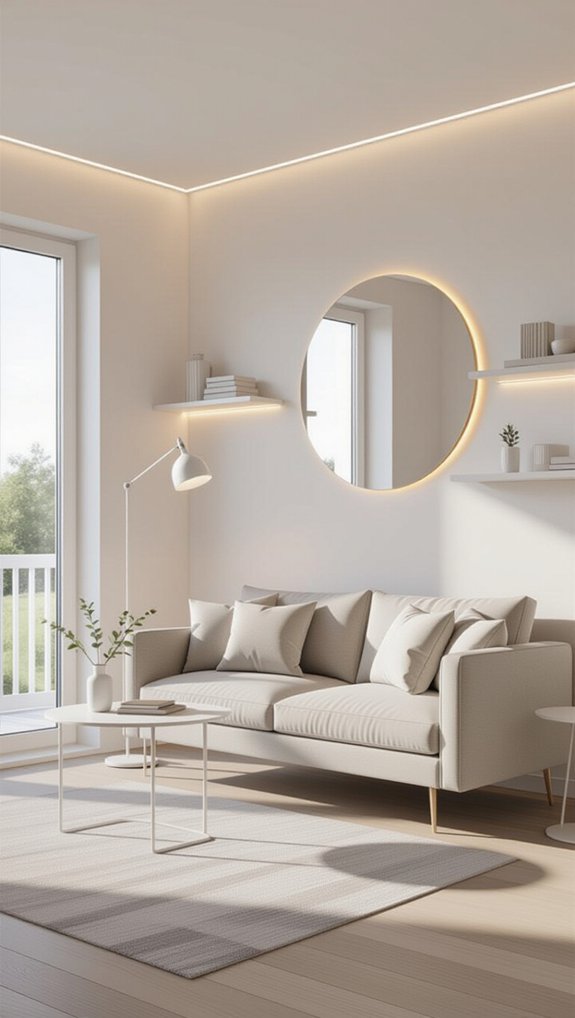 clever lighting for small spaces