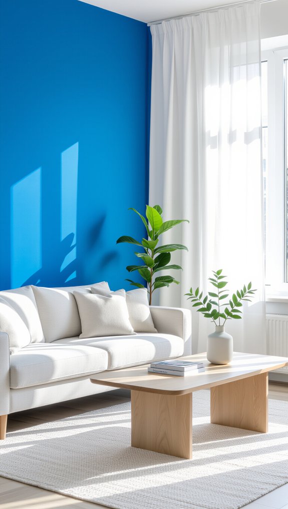 cobalt blue energizing decor