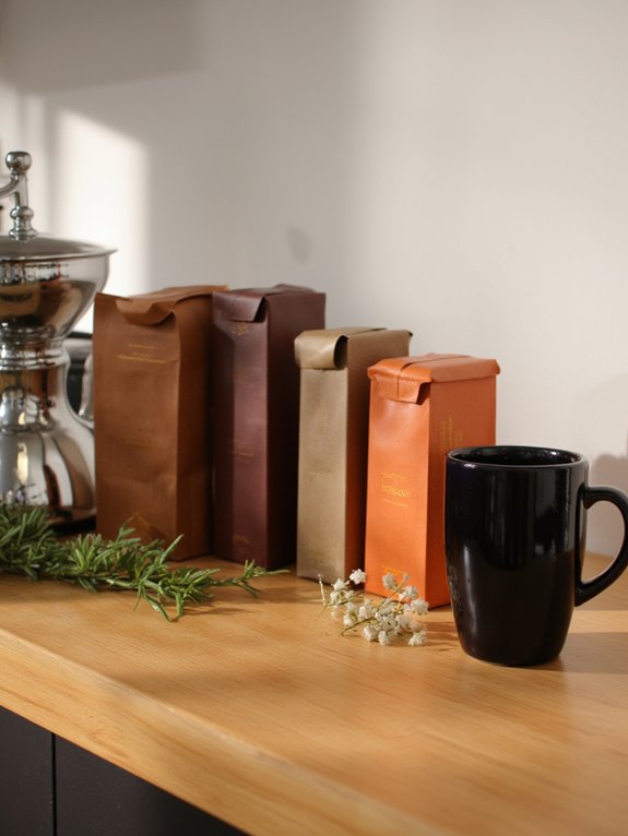 coffee subscription box display