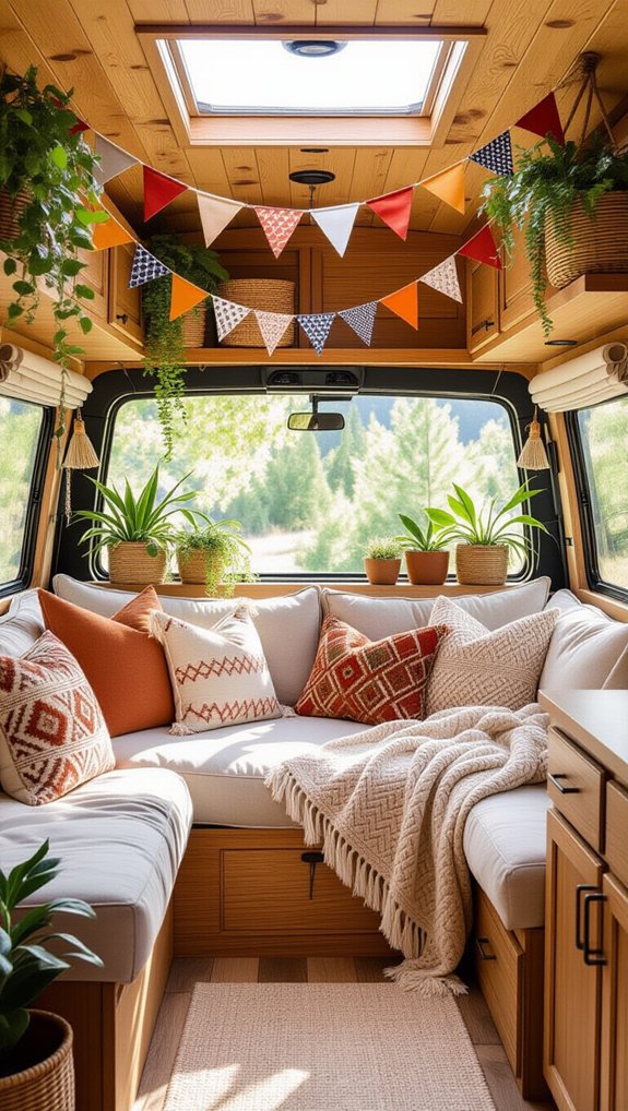 colorful diy bunting garlands