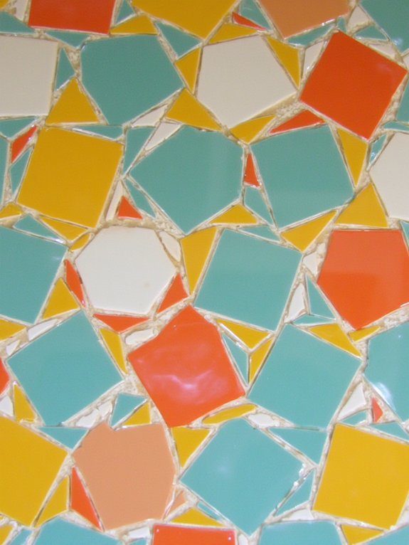 colorful geometric kitchen designs