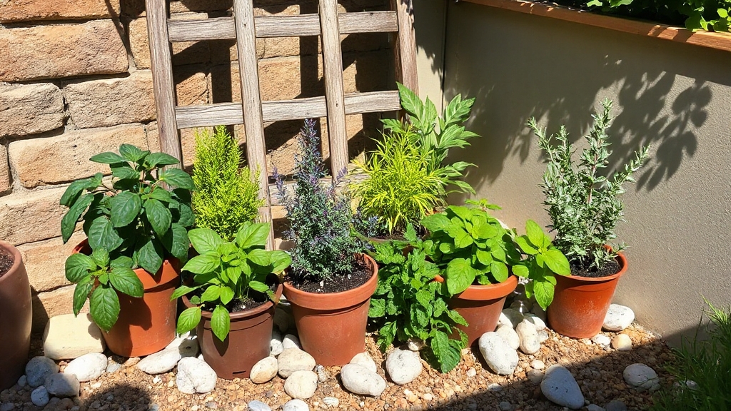 compact urban herb gardening