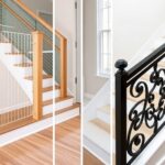 contemporary stair railing designs