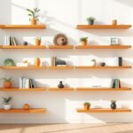 corner shelves for organization