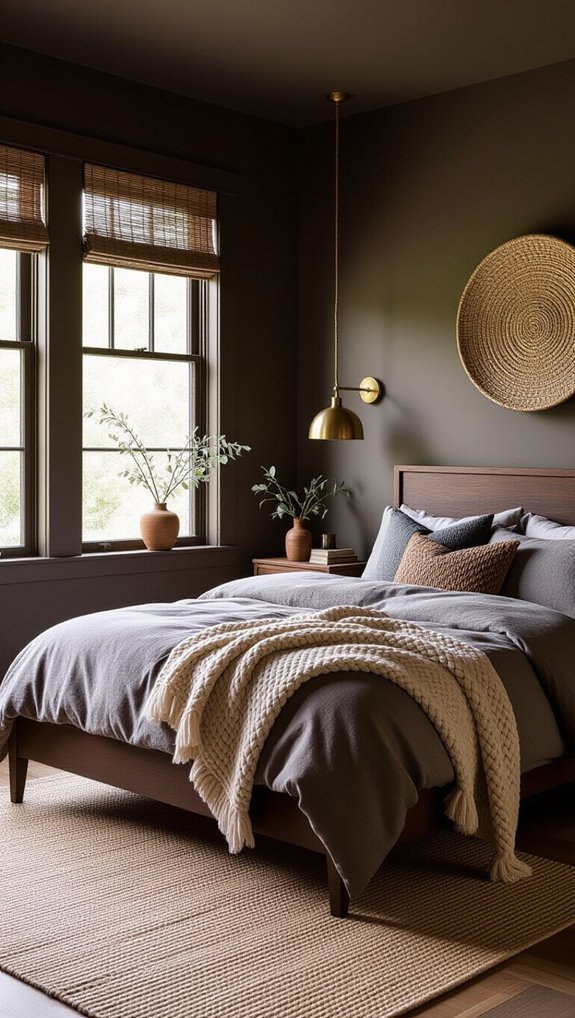 cozy dark wood aesthetics