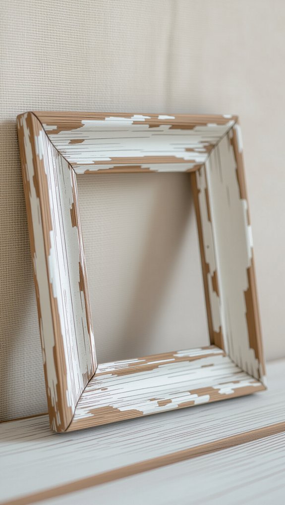 cozy distressed frame gallery