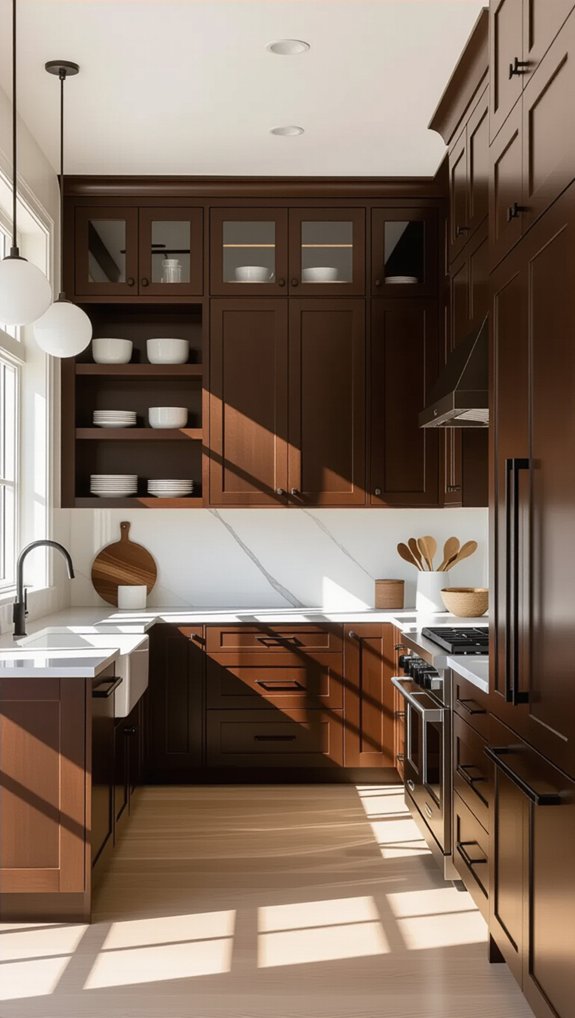 22 Kitchen Cabinet Color Ideas for Modern and Timeless Style 20 cozy elegant practical cabinetry