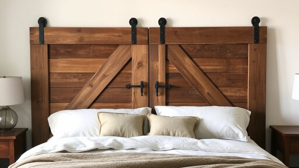 cozy scrap wood headboard