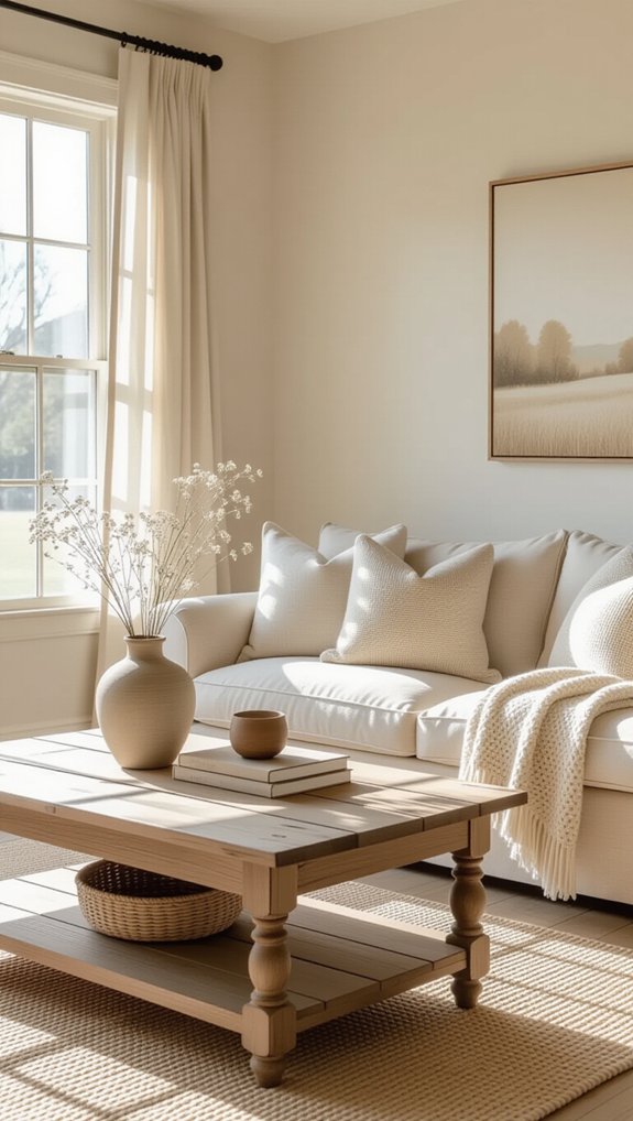 cozy soft neutral ambiance