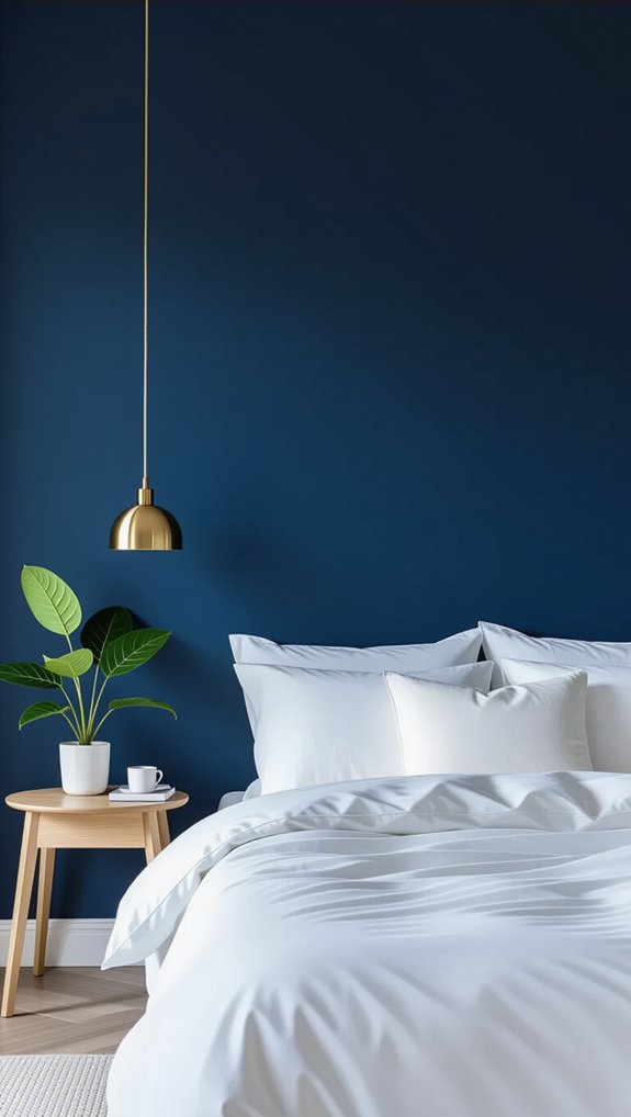 cozy sophisticated indigo retreat