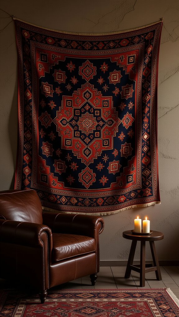 cozy tapestry backdrop vibes