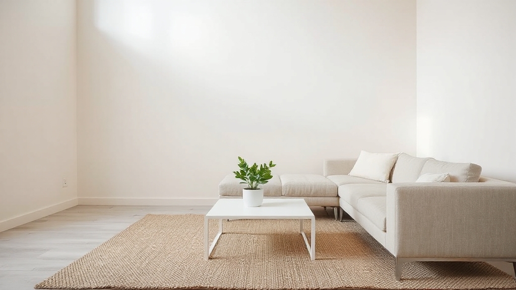 creamy white minimalist decor