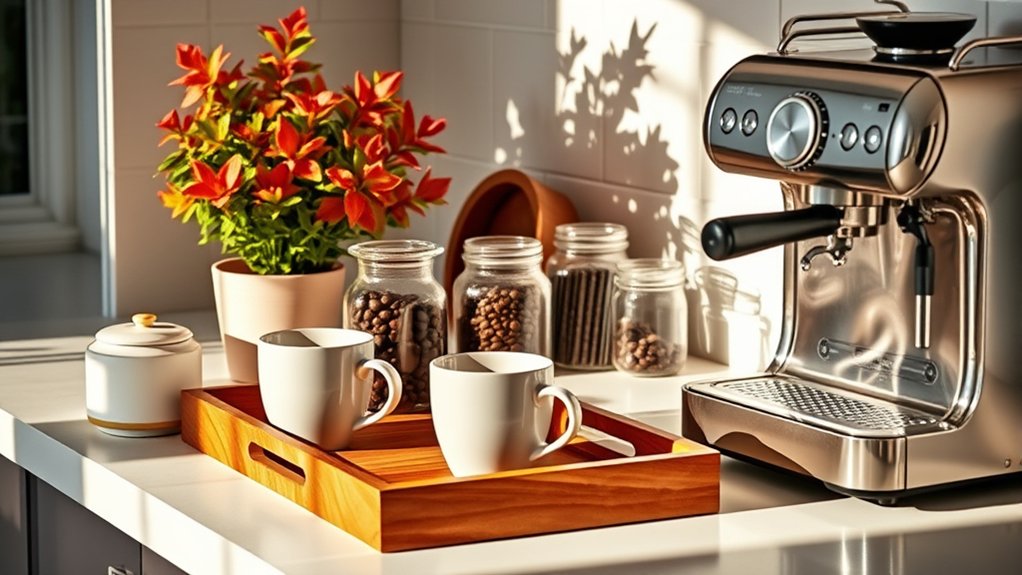 creative countertop coffee setups