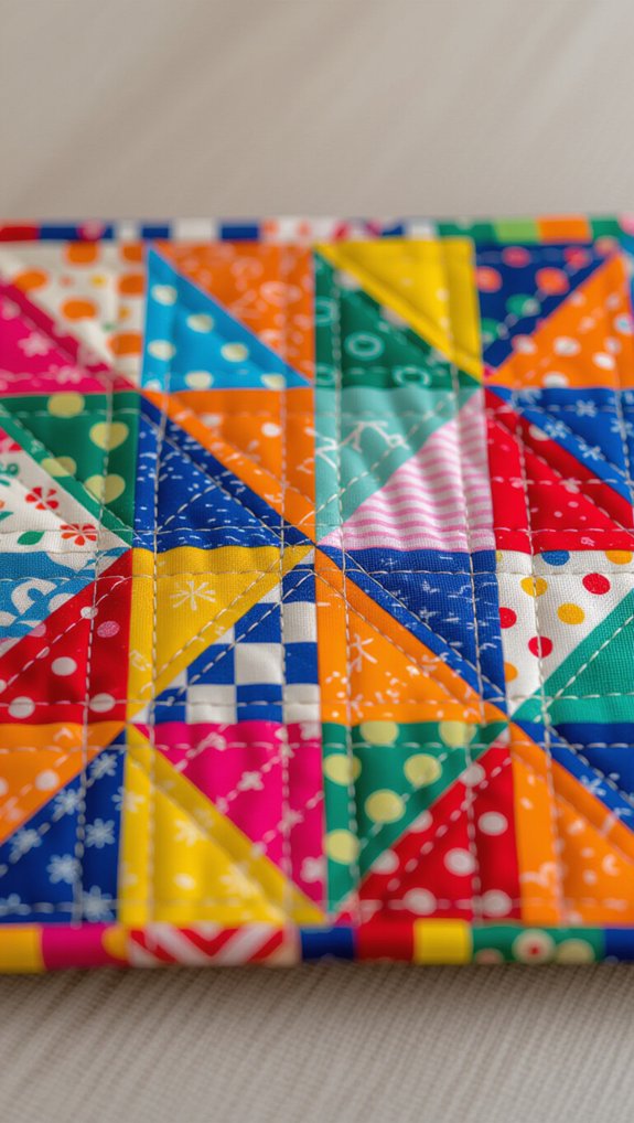 creative fabric scrap organization