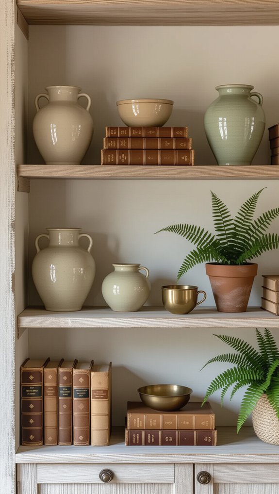 curated shelf styling tips