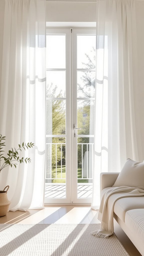 curtains enhance window appearance