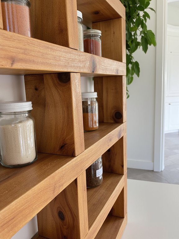 custom spice rack organization
